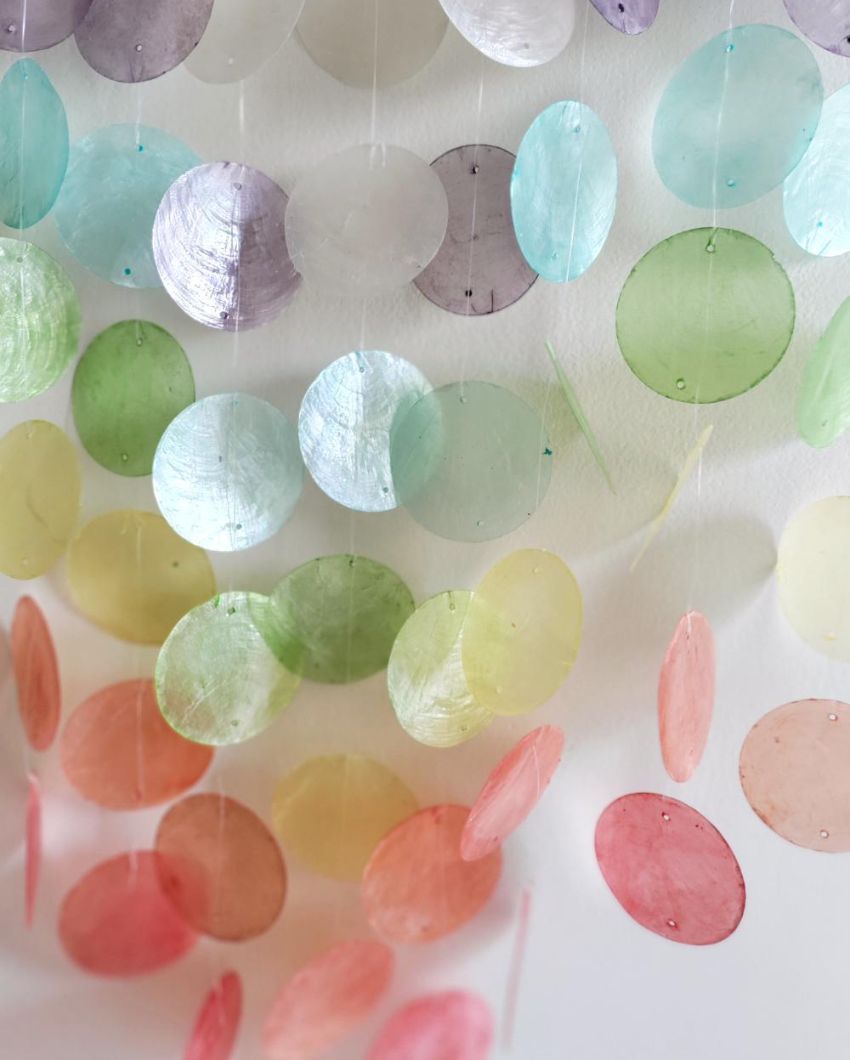 Whimsical Bubbles Sea Shell Wind Chime | 16 x 22 inches