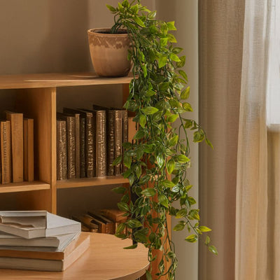 Elegant Artificial Hanging Potted Plant | Set of 2 | 3. feet