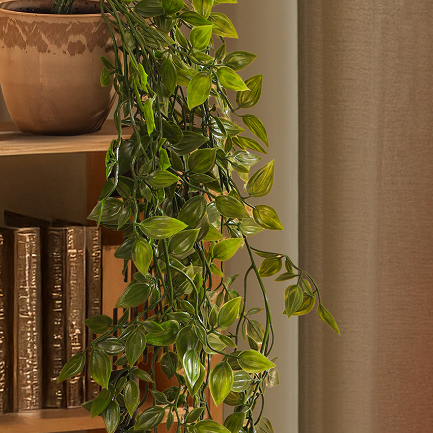 Elegant Artificial Hanging Potted Plant | Set of 2 | 3. feet