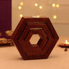HexaGlow 3 piece Candle Holder