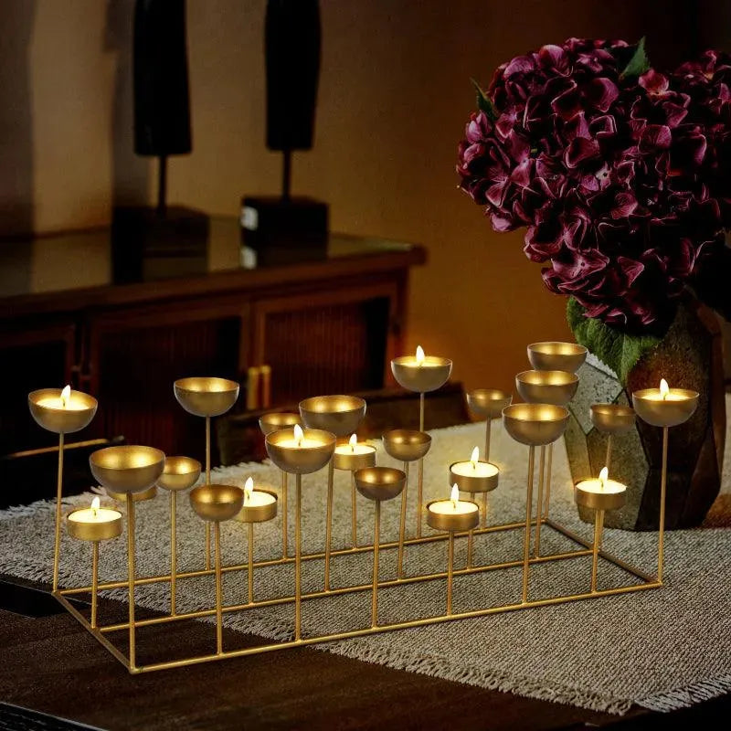 Decorative Large Tea Lights Stand | 18 x 7 x 7 inches