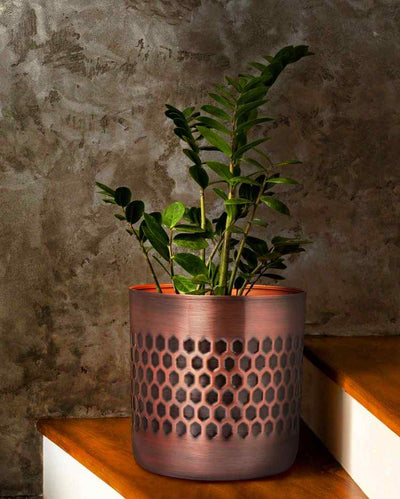 Copper Metal Planter