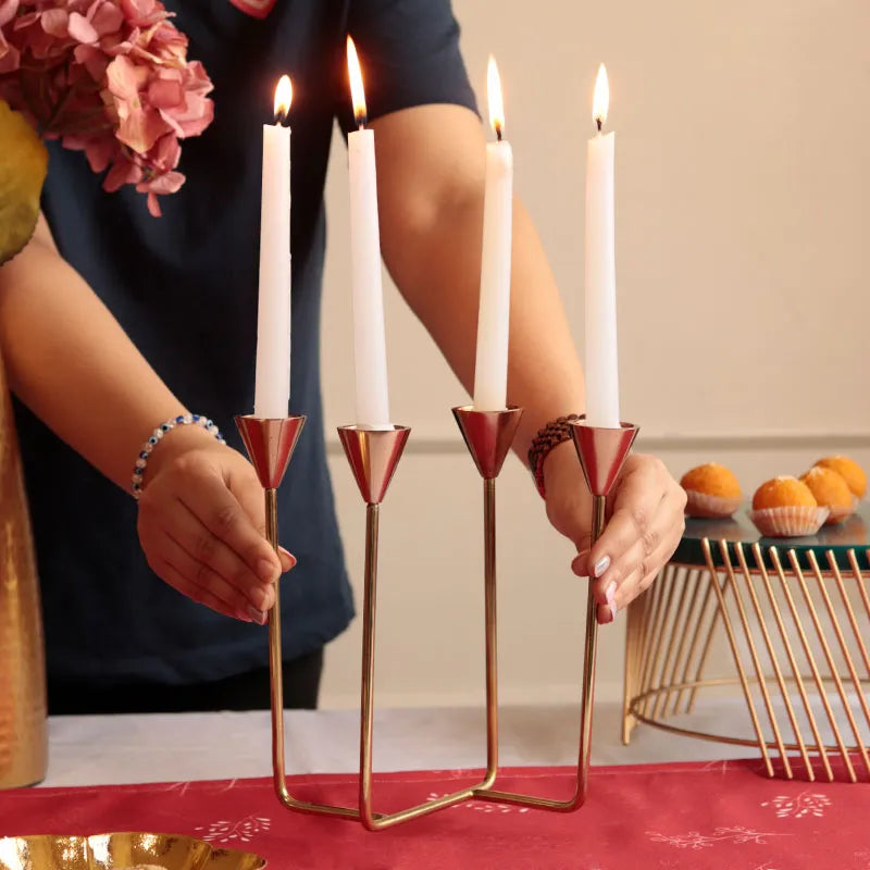 Vertical 4 Piece Candle Stand Default Title