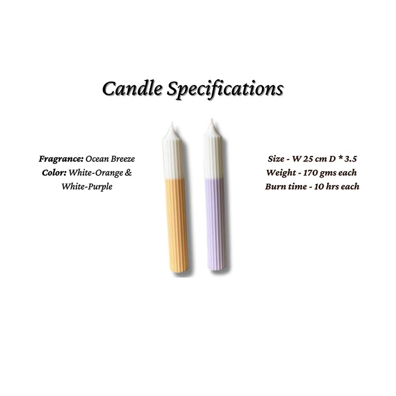 Fancy Mix and Match Pillar Candles | Set of 2 Default Title