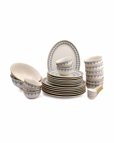 Tapestry Porcelain Dinner Set | 33 Pieces