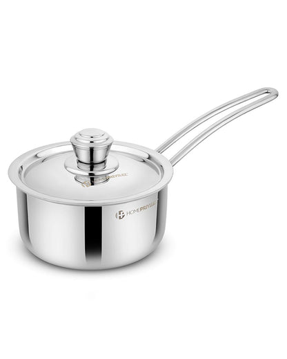 Reliable Triply Stainless Steel Saucepan with Lid