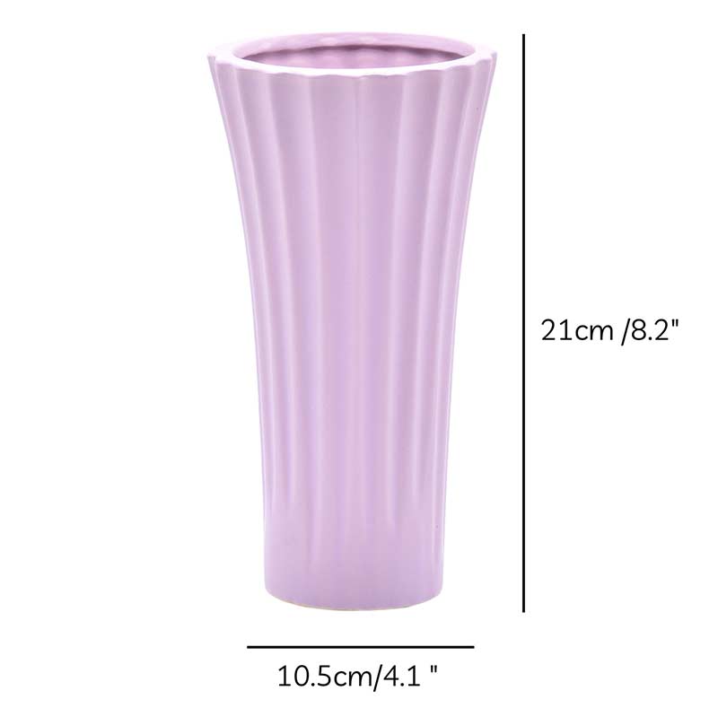 Longitude Vase Purple