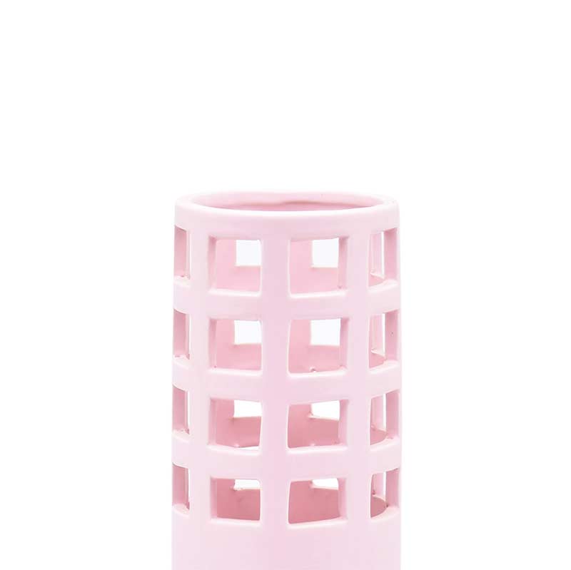 Lattice Vase Pink