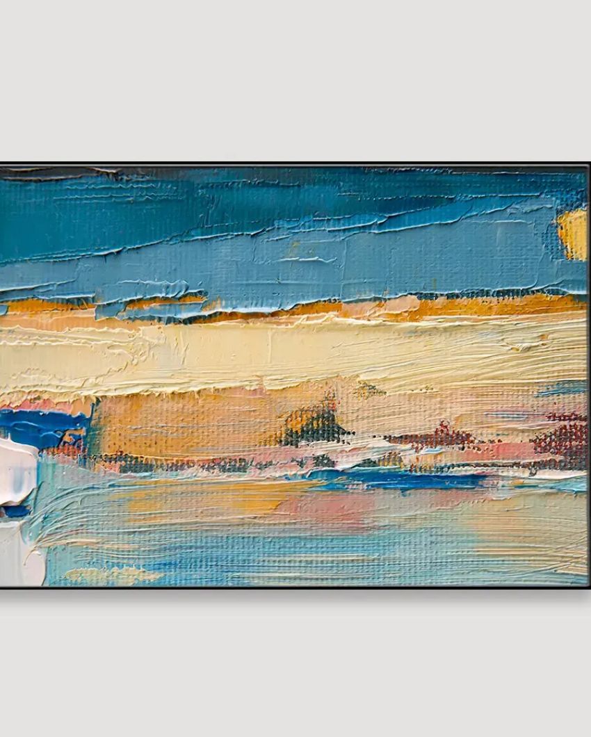 Abstract contemporary Framed Wall Art | 36 x 24 inches