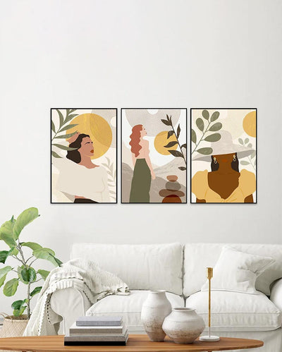 Free Feminine Souls Floating Frames | Set of 3