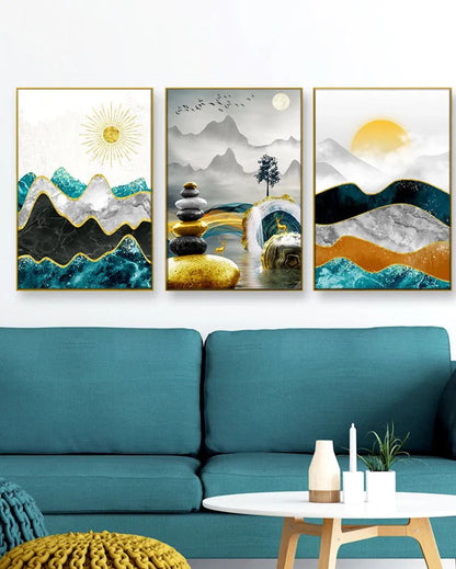 The Mountains Floating Frames | Set of 3