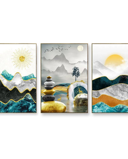 The Mountains Floating Frames | Set of 3