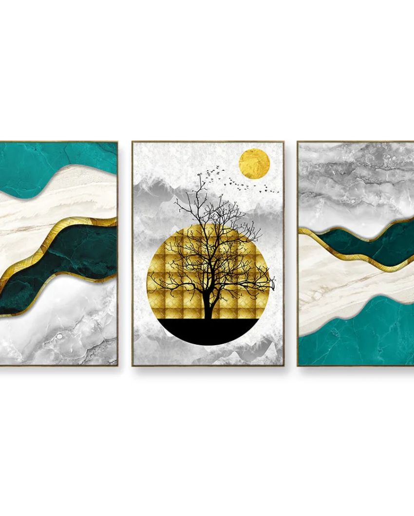 Abstract Visions Wall Art Floating Frames | Set of 3