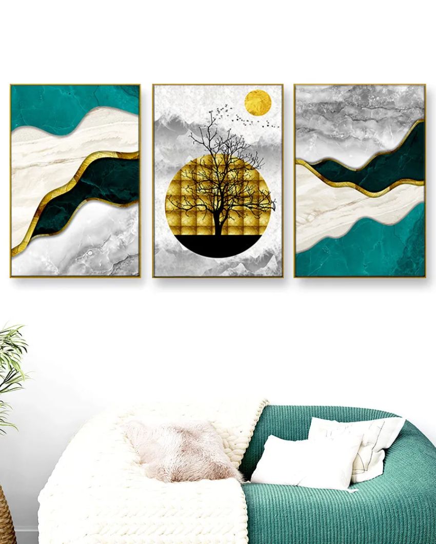 Abstract Visions Wall Art Floating Frames | Set of 3