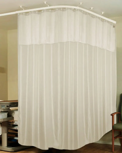 Prestige Room & Clinic Partition Polyester Curtains With 30 Metal Eyelets | 15X 7 Ft