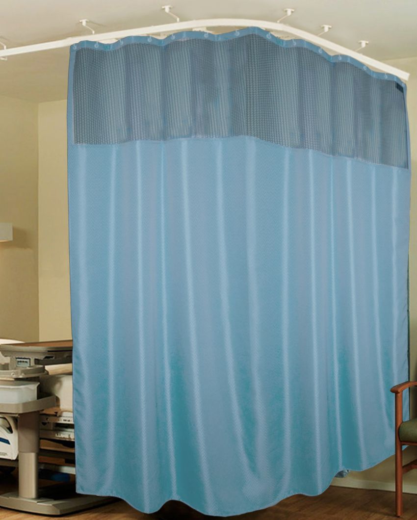 Prestige Room & Clinic Partition Polyester Curtains With 30 Metal Eyelets | 15X 7 Ft