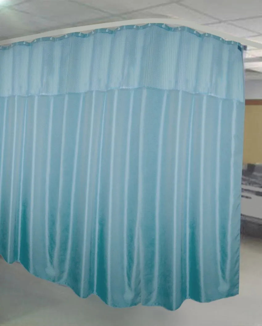 Simple Room & Clinic Partition Polyester Curtains With 36 Metal Eyelets | 18 X 7 Ft