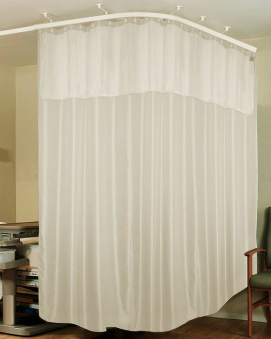 Robust Room & Clinic Partition Polyester Curtains With 32 Metal Eyelets | 16 X 7 Ft
