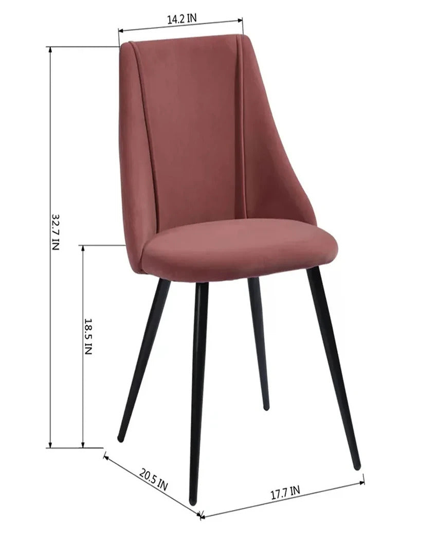 Sleek and Simple Minimalist Dining Chair | 16 x 17 x 32 inches