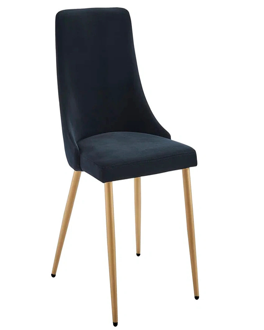 Elegant and Comfortable Velvet Upholstered Dining Chair | Set of 2 | 18 x 24 x 36 inches