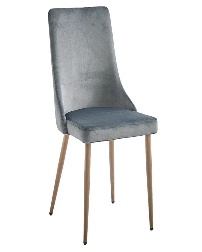 Elegant and Comfortable Velvet Upholstered Dining Chair | Set of 2 | 18 x 24 x 36 inches