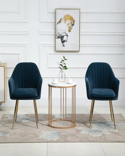 Luxurious and Stylish Dreamer Velvet Tufted Dining Chair | Set of 2 | 18 x 18 x 35 inches