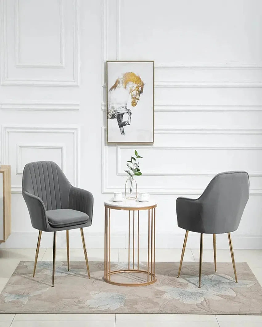 Luxurious and Stylish Dreamer Velvet Tufted Dining Chair | Set of 2 | 18 x 18 x 35 inches