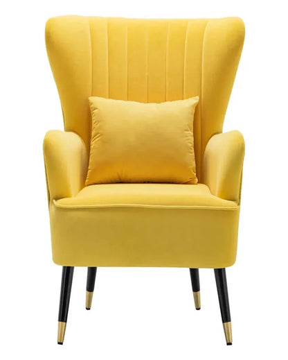 Comfortable and Supportive High Back Tufted Accent Chair With Cushion | 32 x 30 x 37 inches