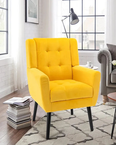 Cozy and Contemporary Urban Super Soft Armchair | 35 x 30 x 30 inches