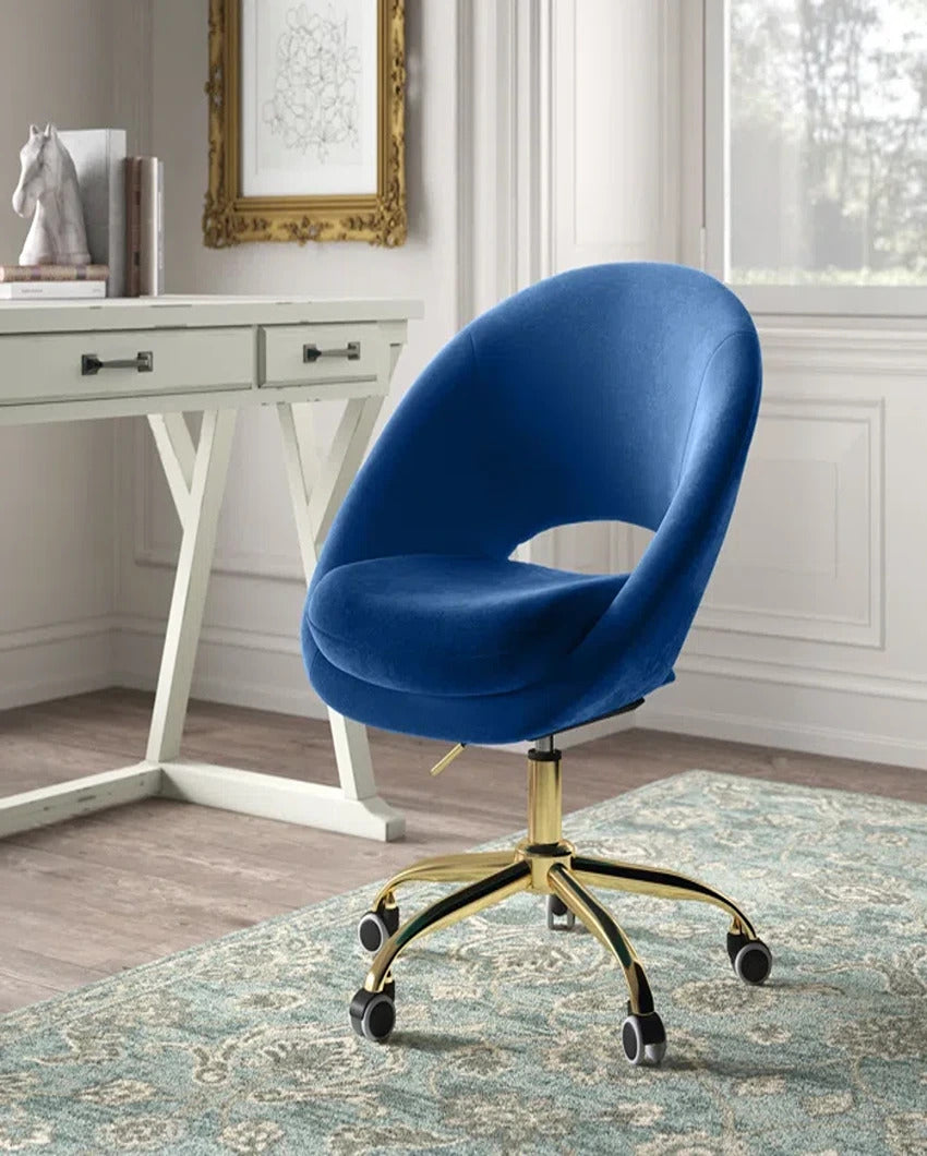 Relaxing and Functional Comfy Rounded Back Swivel Chair | 30 x 26 x 31 inches