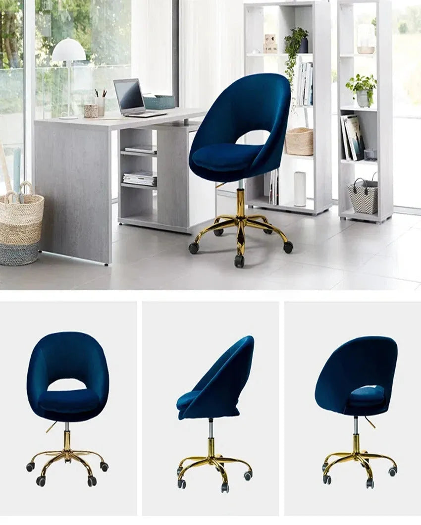 Relaxing and Functional Comfy Rounded Back Swivel Chair | 30 x 26 x 31 inches