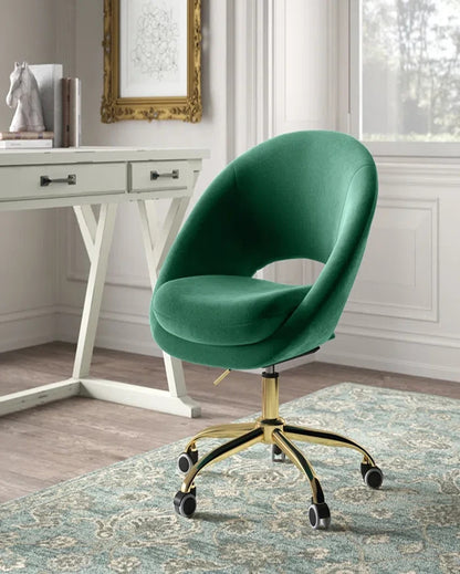 Relaxing and Functional Comfy Rounded Back Swivel Chair | 30 x 26 x 31 inches