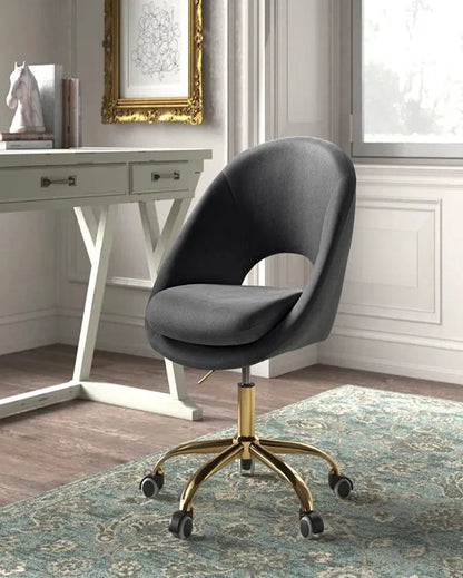 Relaxing and Functional Comfy Rounded Back Swivel Chair | 30 x 26 x 31 inches