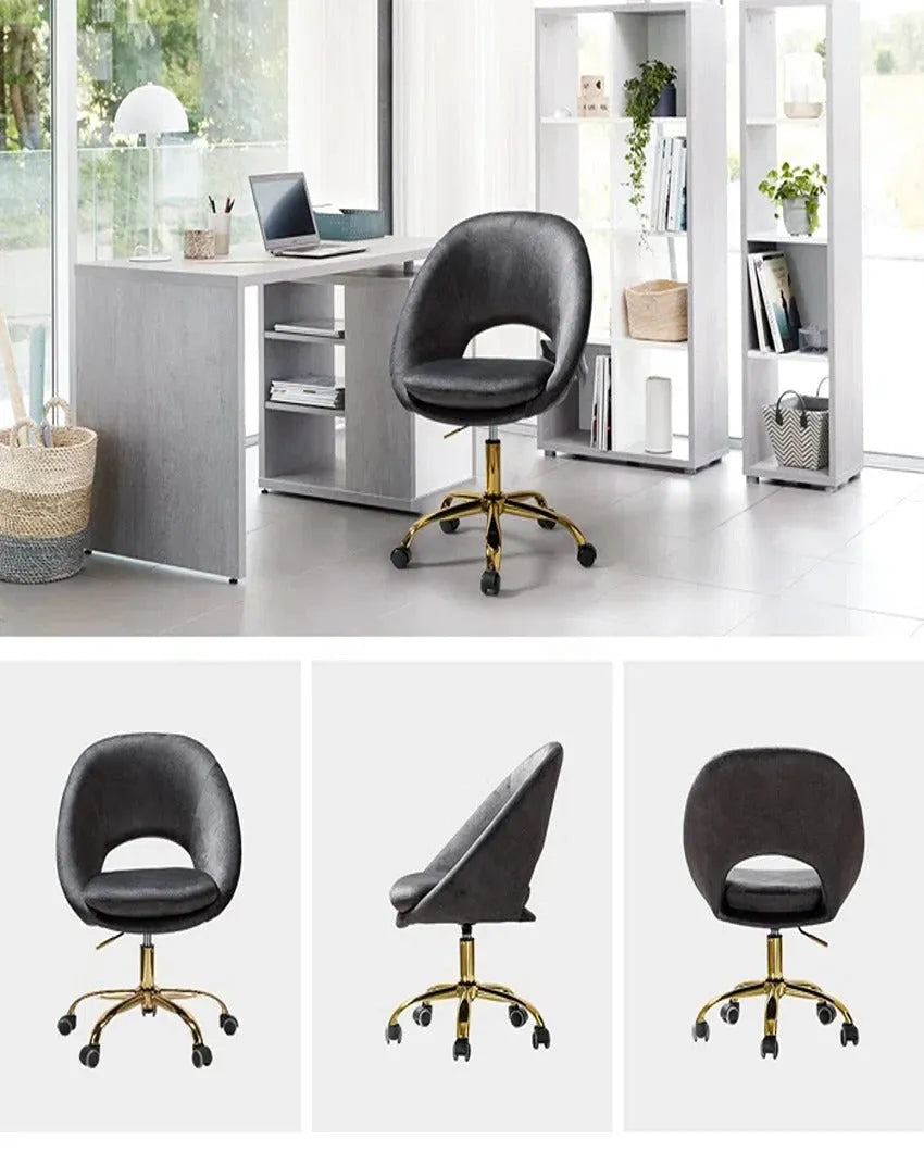 Relaxing and Functional Comfy Rounded Back Swivel Chair | 30 x 26 x 31 inches