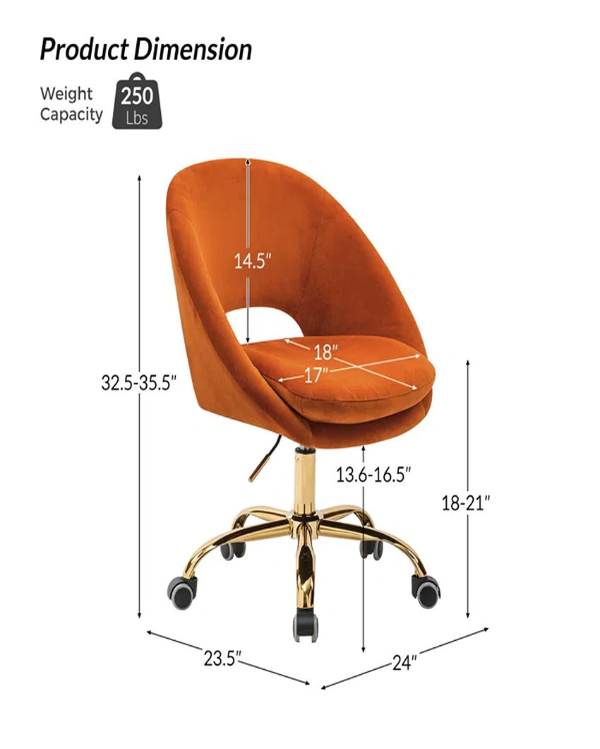 Relaxing and Functional Comfy Rounded Back Swivel Chair | 30 x 26 x 31 inches