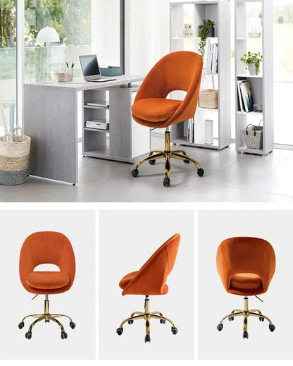 Relaxing and Functional Comfy Rounded Back Swivel Chair | 30 x 26 x 31 inches