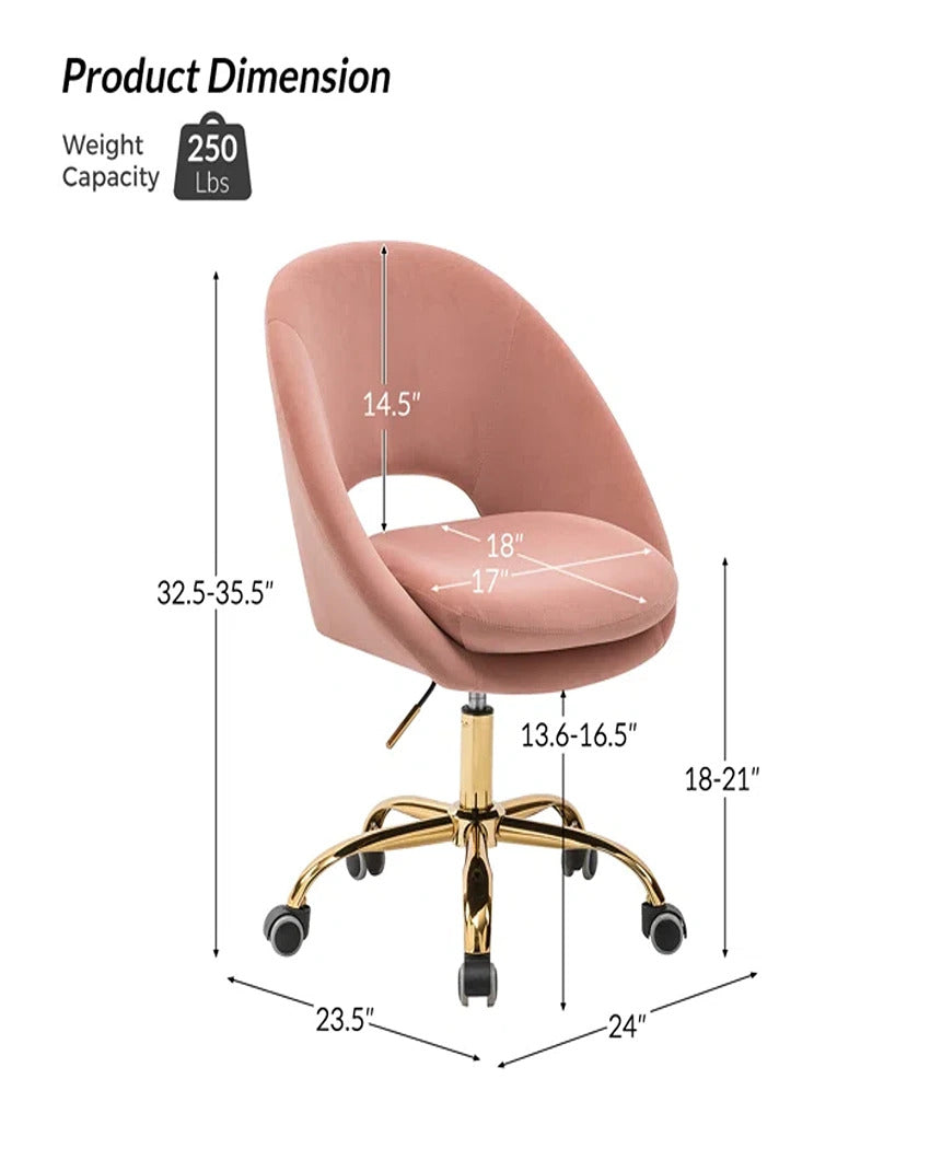 Relaxing and Functional Comfy Rounded Back Swivel Chair | 30 x 26 x 31 inches