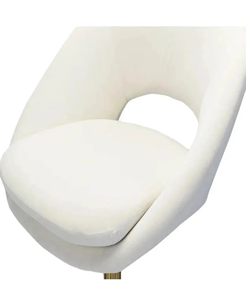 Relaxing and Functional Comfy Rounded Back Swivel Chair | 30 x 26 x 31 inches