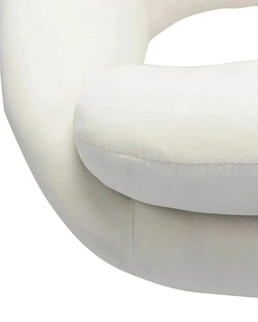 Relaxing and Functional Comfy Rounded Back Swivel Chair | 30 x 26 x 31 inches