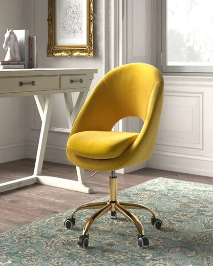 Relaxing and Functional Comfy Rounded Back Swivel Chair | 30 x 26 x 31 inches