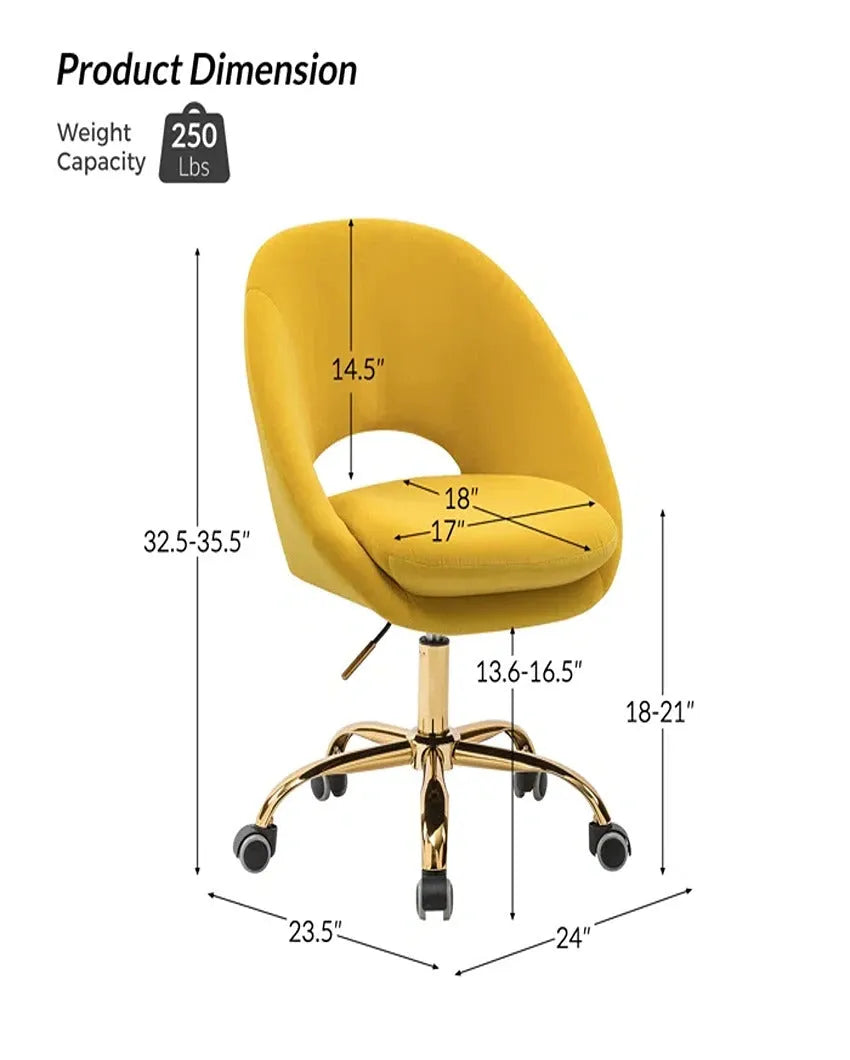 Relaxing and Functional Comfy Rounded Back Swivel Chair | 30 x 26 x 31 inches