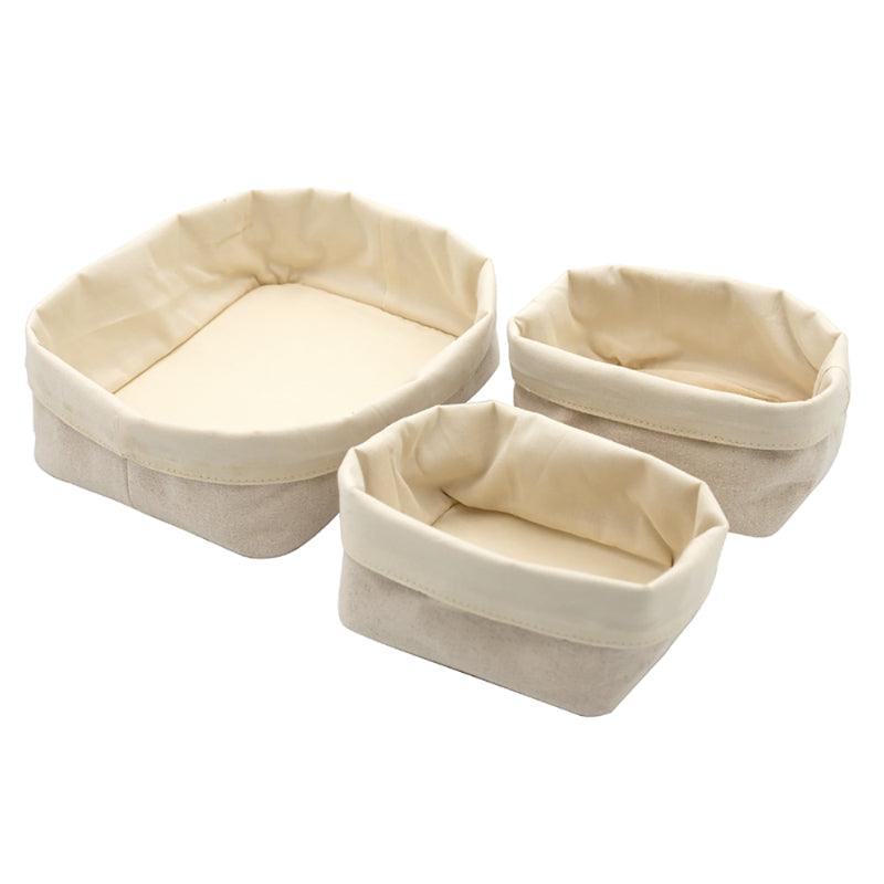 Bread Cotton Basket | Set of 3