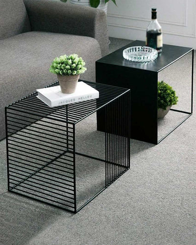 Ebon Muse Metal Table | Set Of 2