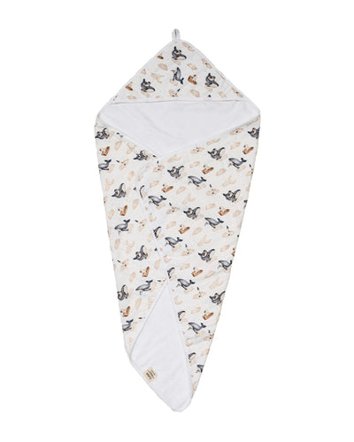 Dreamy Whale Printed Hooded Towel for Kids | 31 x 31 inches