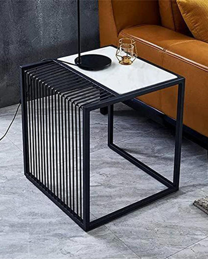 Sleek Marble Side Table