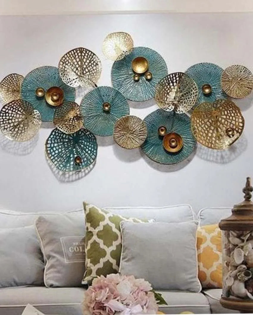 Creative Teal Metal Wall Art & Decor