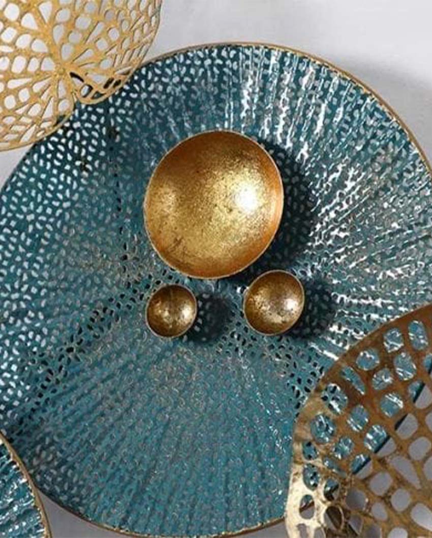 Creative Teal Metal Wall Art & Decor