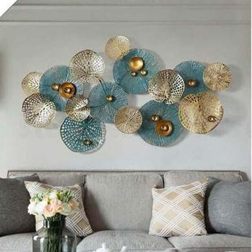 Creative Teal Metal Wall Art & Decor