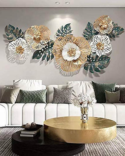 Floral Home Décor Metal Wall Art