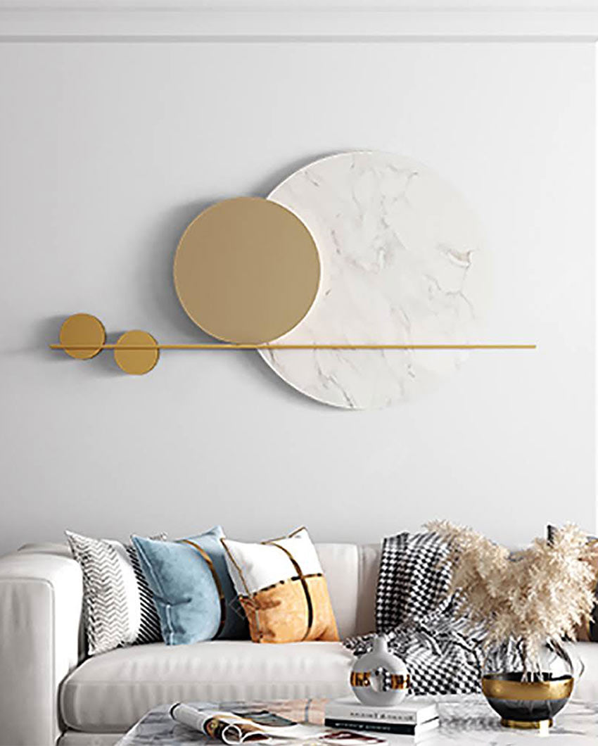 White Moon Decor Metal Wall Art